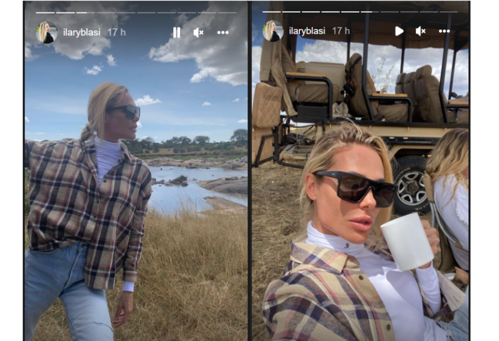 Ilary Blasi scappa in Tanzania per pensare a se stessa