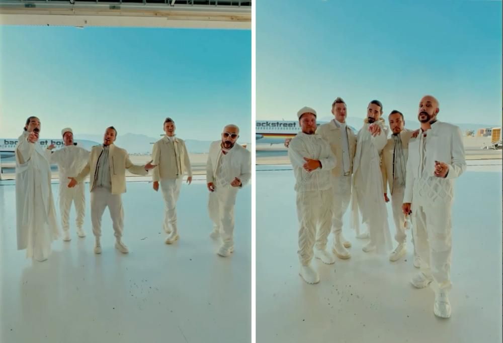 I Backstreet Boys rifanno il video “I Want It That Way” 26 anni dopo