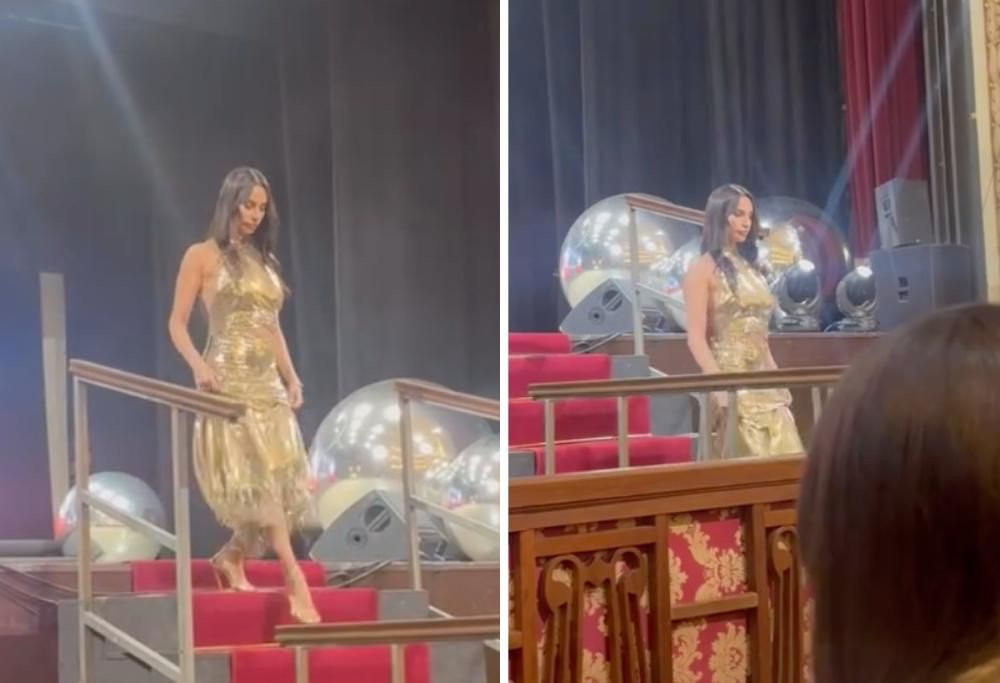 Francesca Tocca scivola dalle scale durante un evento a Capodanno