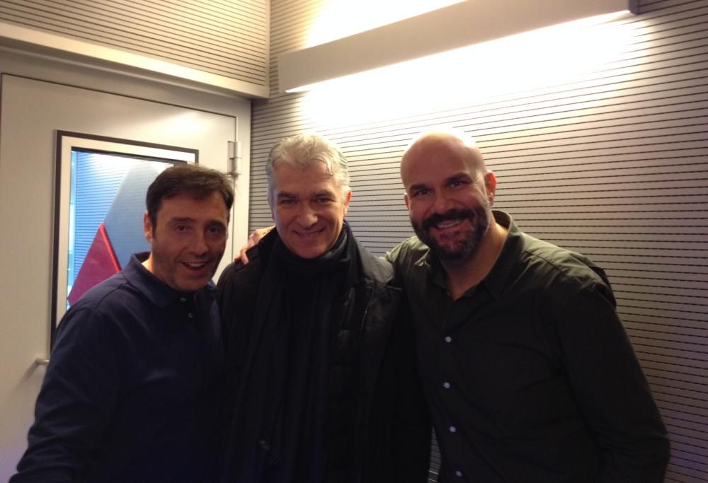 Gioele Dix ospite di Tony e Ross per presentare lo spettacolo teatrale “Il malato immaginario” PT1