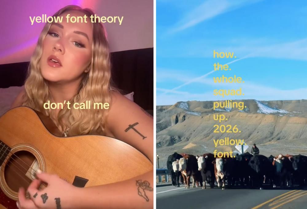 Yellow font theory: cos’è e cosa significa il nuovo trend di TikTok