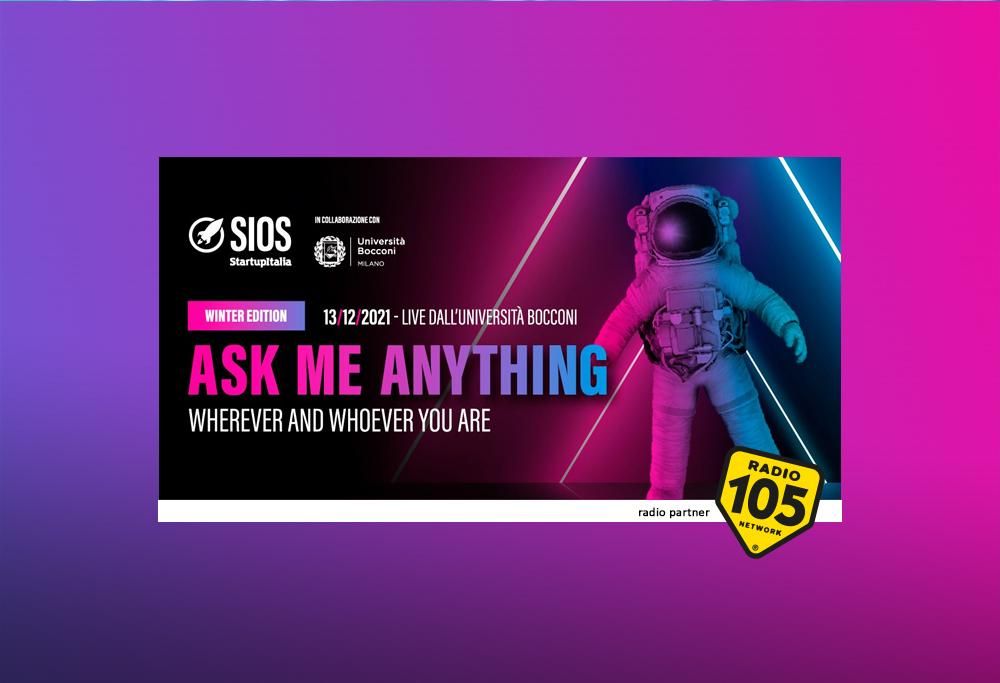 Il 13 dicembre Radio 105 è a #SIOS21 Winter Edition!