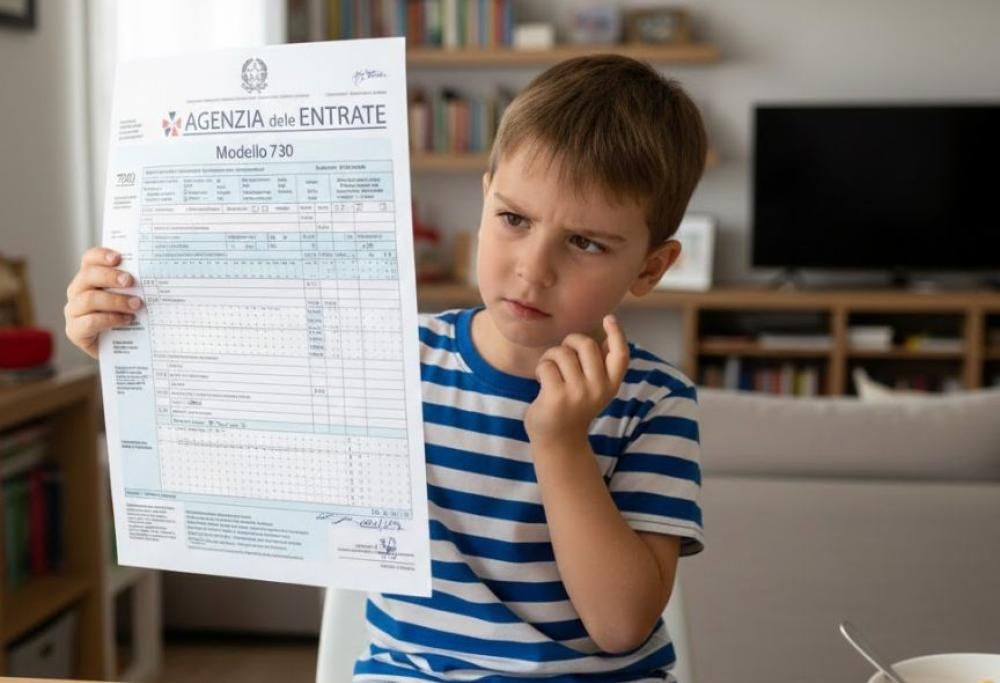 Fisco chiede Irpef arretrata a un bimbo di 7 anni