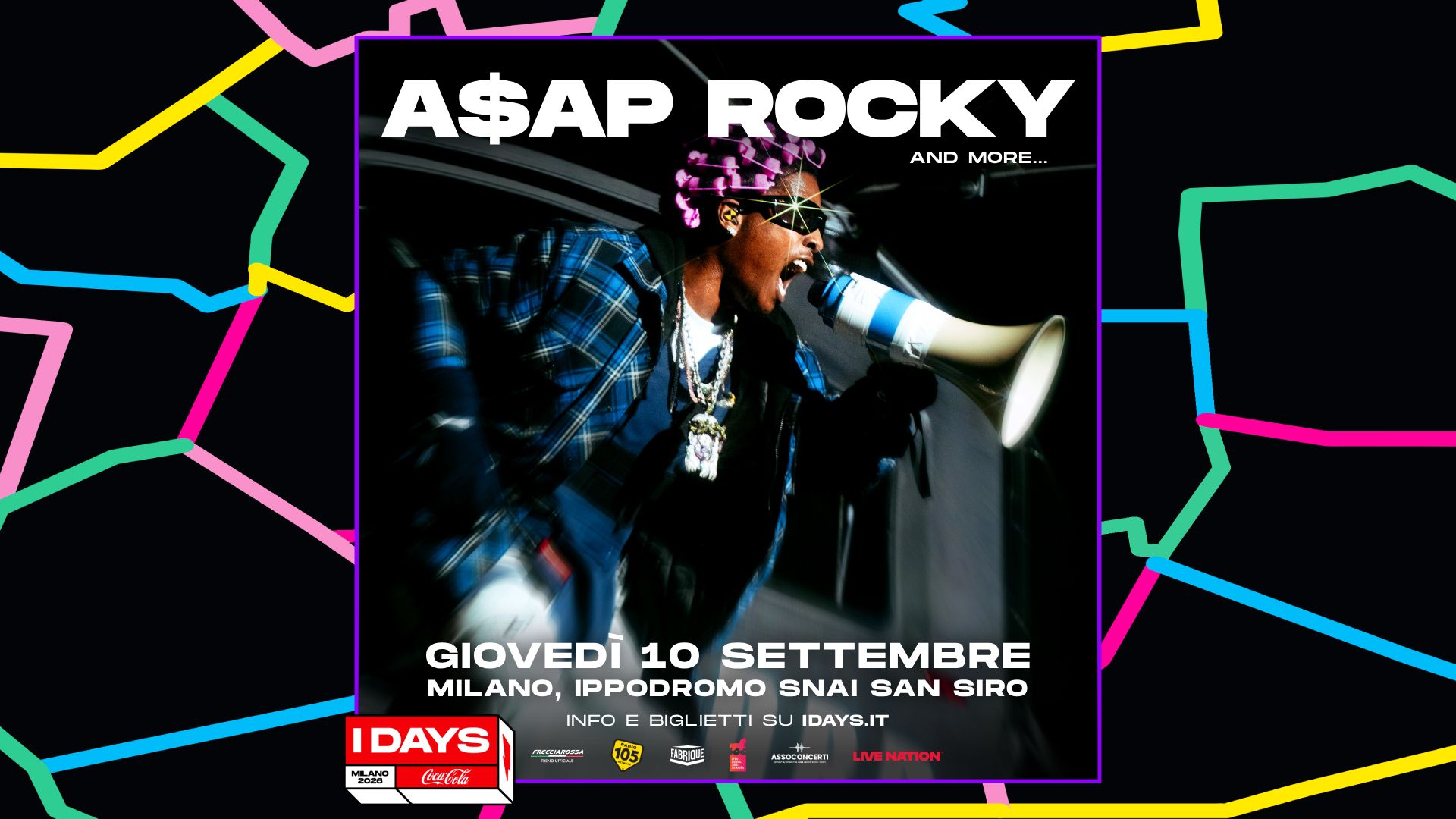 A$AP ROCKY arriva in Italia con un'unica imperdibile data