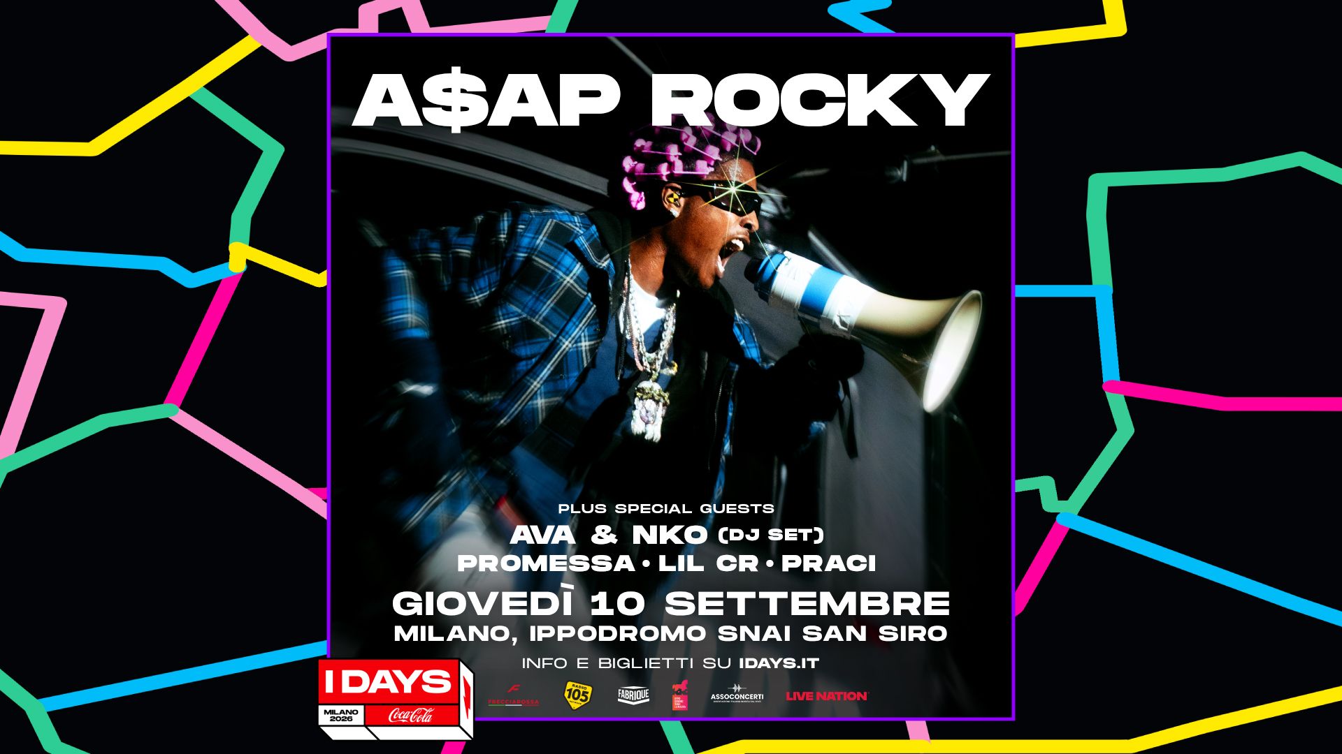 ASAP ROCKY arriva in Italia con un'unica imperdibile data