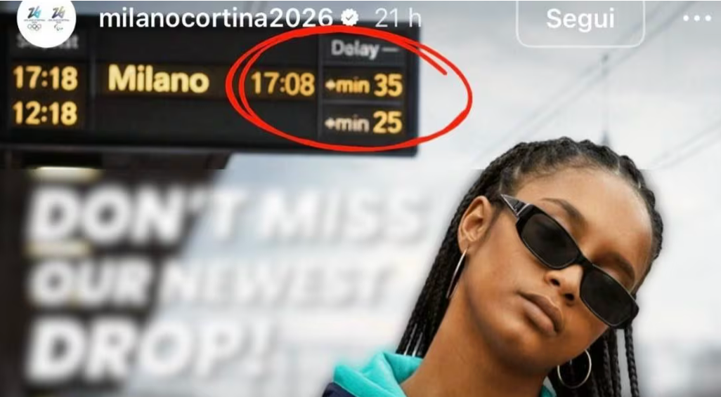 Treni in ritardo anche nelle pubblicità delle Olimpiadi