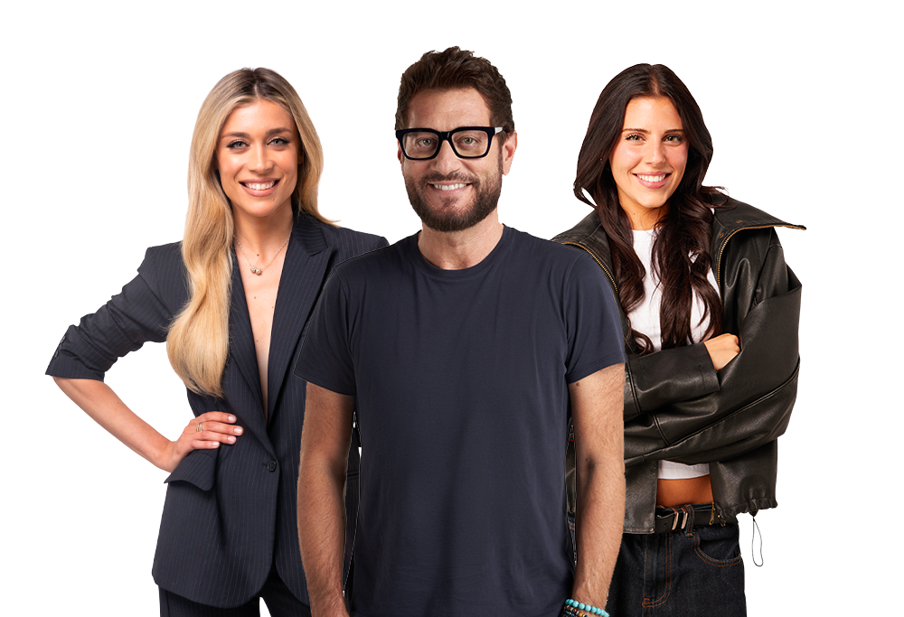 Gli Squizzati di 105 con Enrico Papi, Ludovica e Rebecca