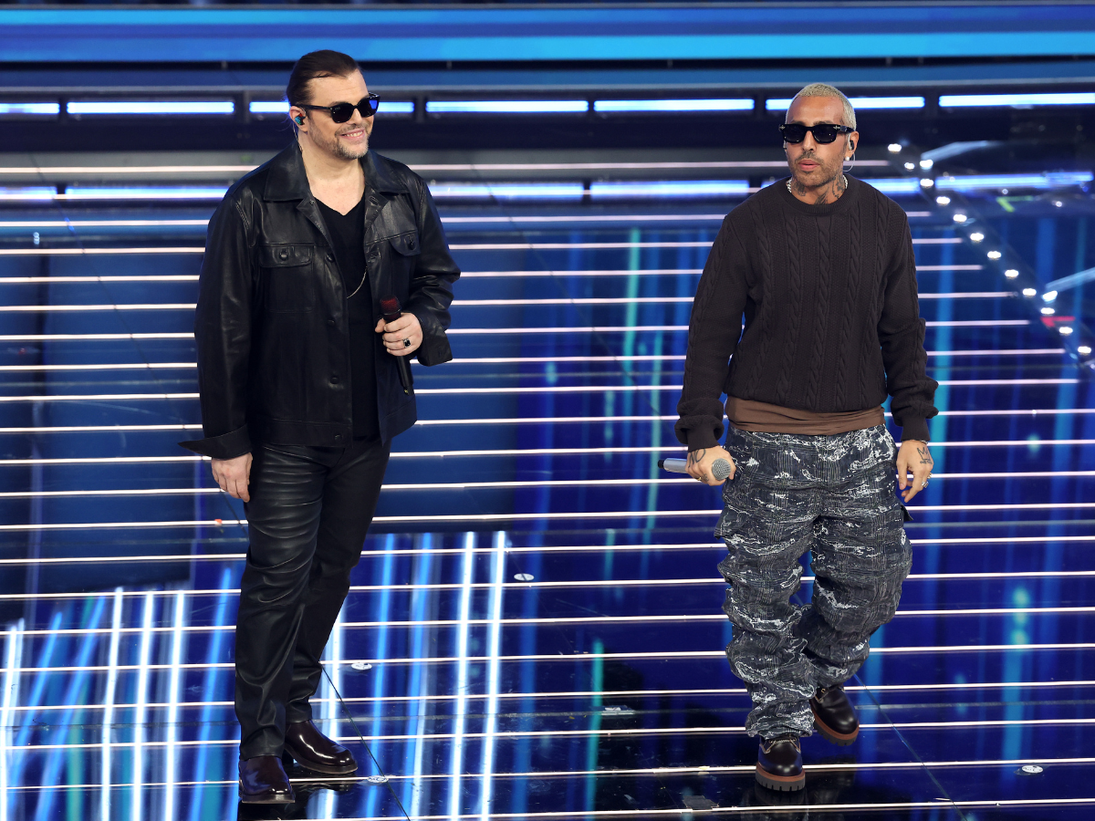 Sanremo 2026, Luchè con Grignani: “Falco a metà” emoziona l’Ariston