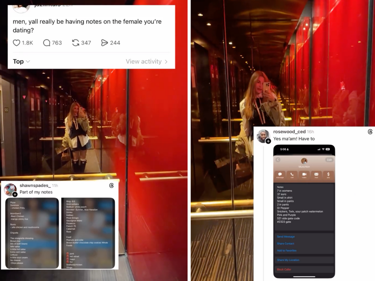 Prendere appunti sulla partner: il gesto d’amore che diventa virale