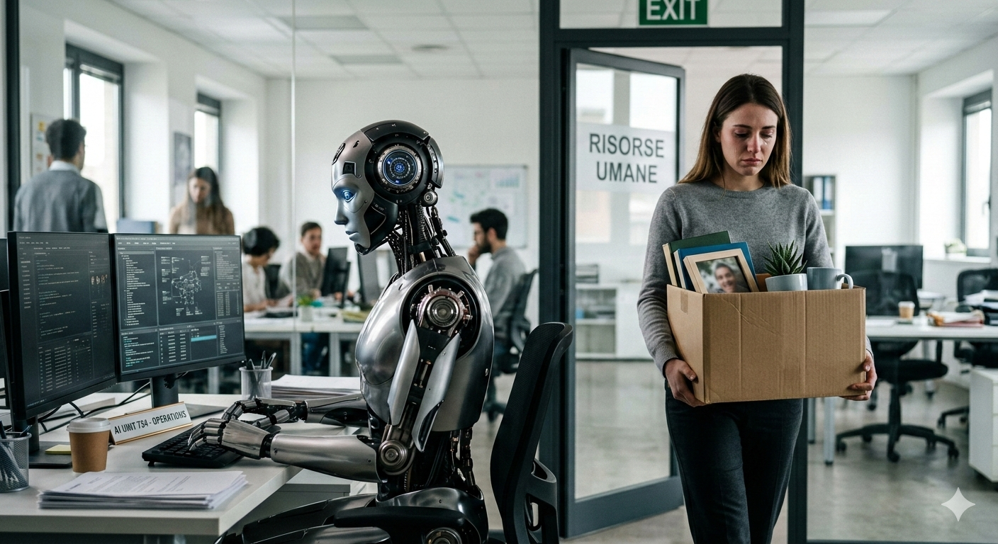 Primo caso di licenziamento in Italia a causa dell’Intelligenza Artificiale