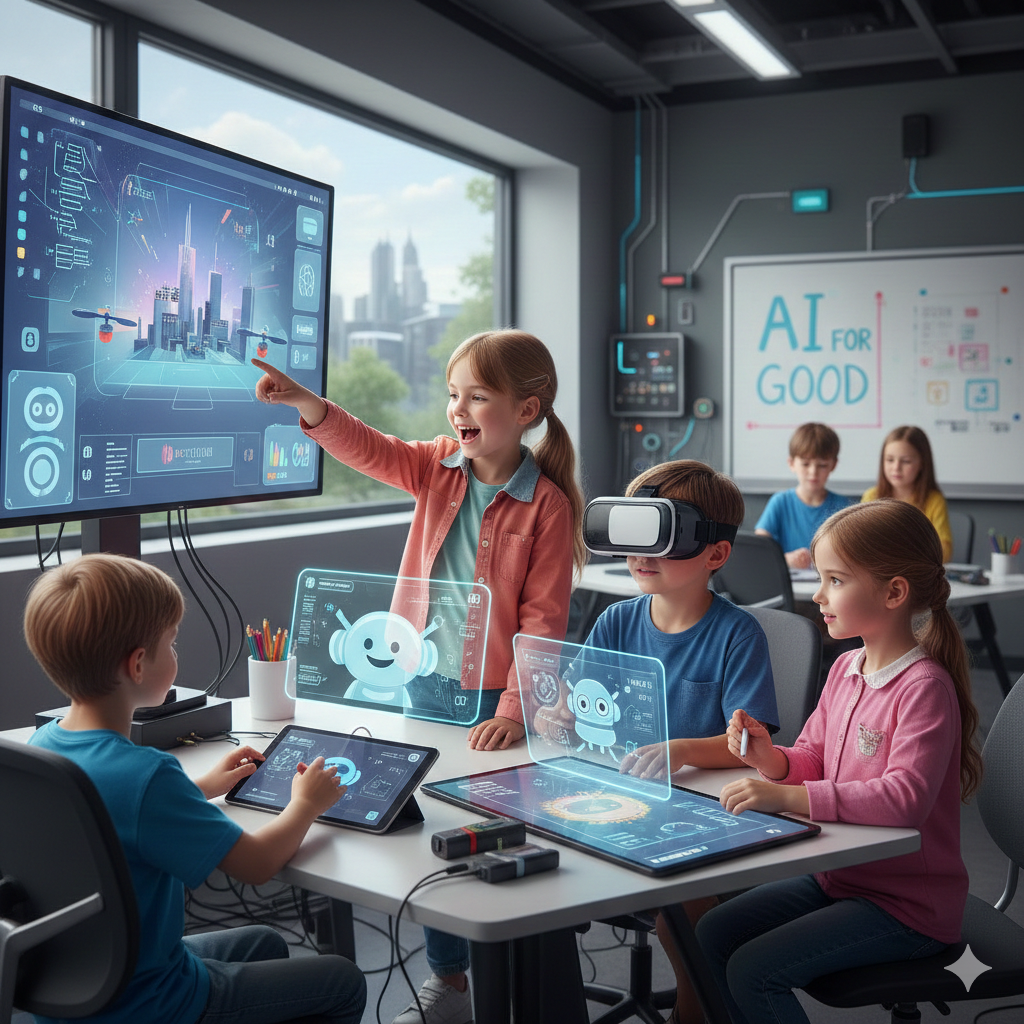 Intelligenza artificiale, boom tra i ragazzi