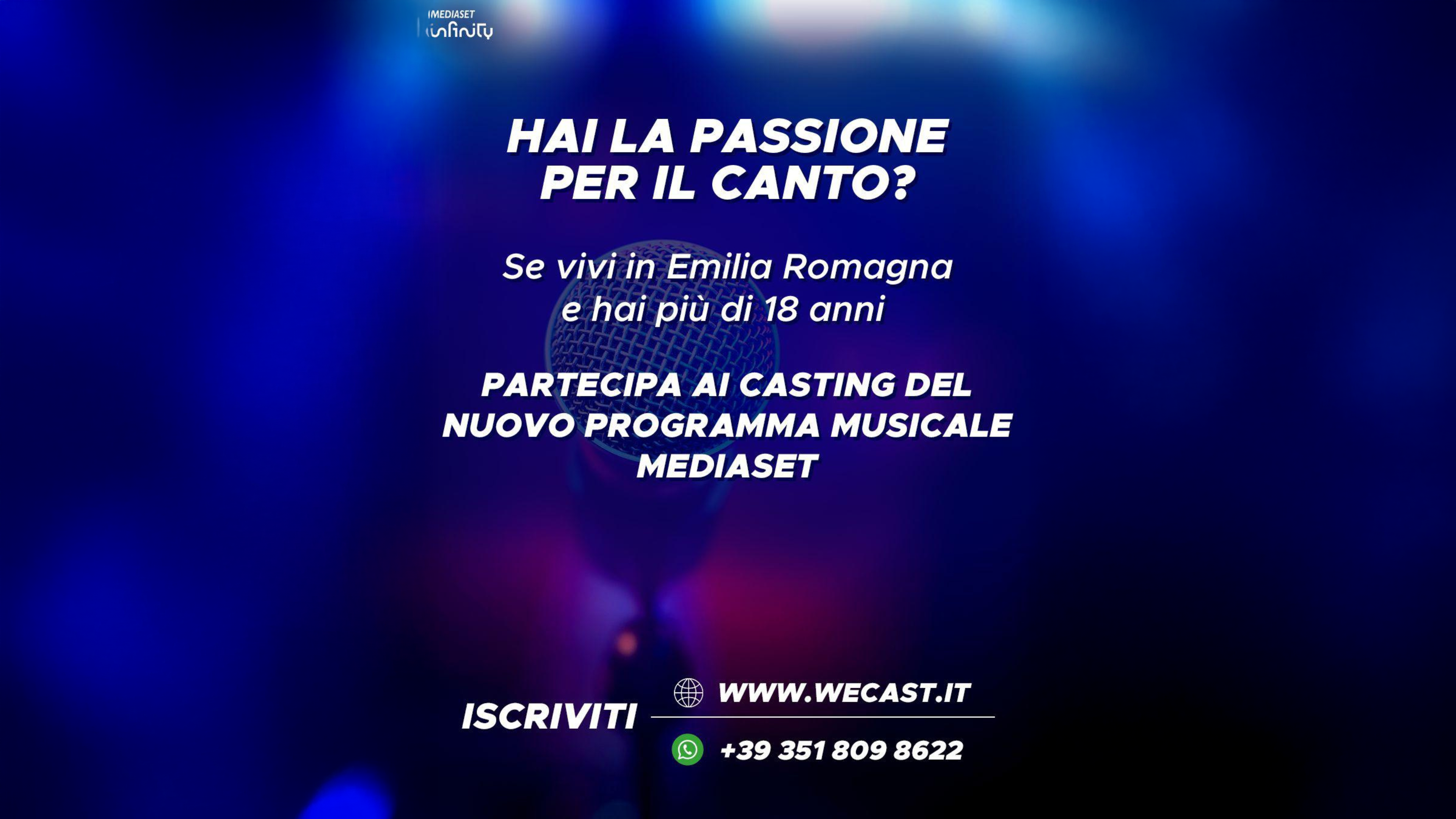 Hai la passione per il canto? Scrivi qui