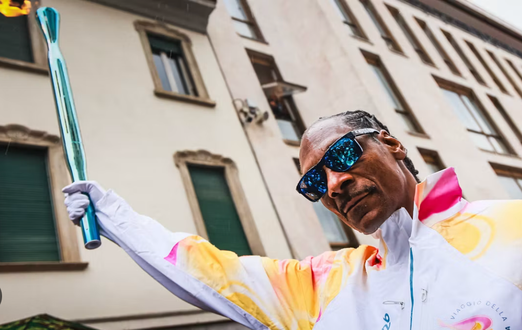 Snoop Dogg tedoforo a Gallarate