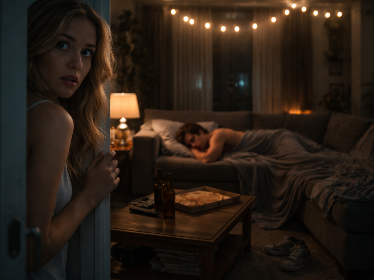 Lo trova nudo addormentato sul divano di casa: oggi sono fidanzati