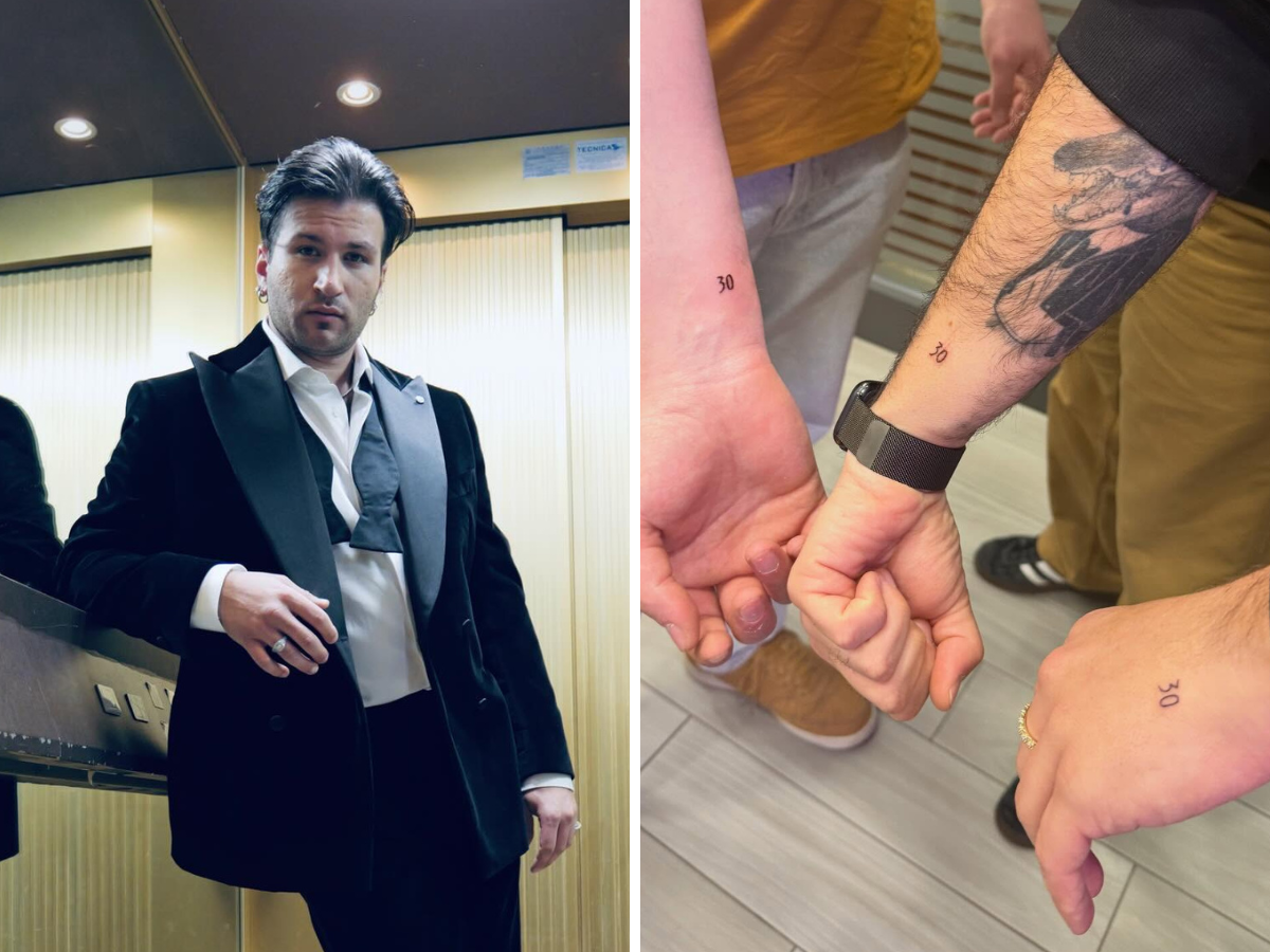 Eddie Brock, tatuaggio con il 30 dopo l’ultimo posto a Sanremo