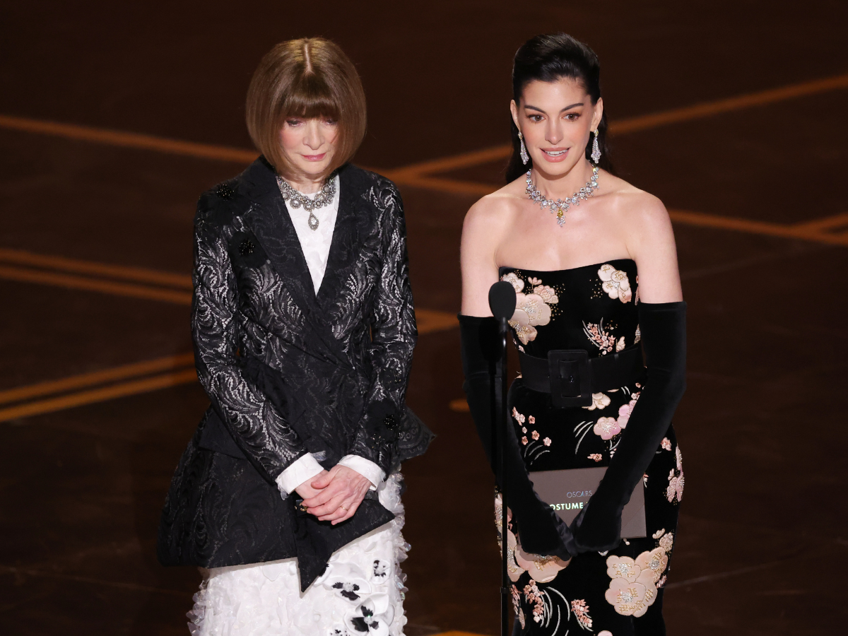 Oscar, Anna Wintour e Anne Hathaway citano “Il diavolo veste Prada”