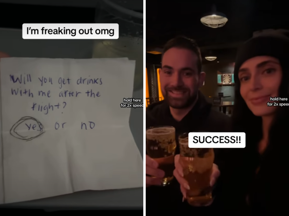 Assistente di volo e passeggera: la storia d'amore nata in aereo