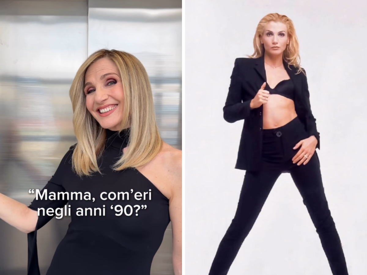 Cuccarini conquista i social con il trend “Com’eri negli anni ‘90?”