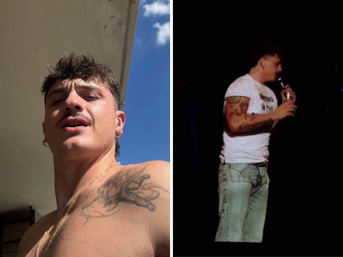 Olly canta “Per sempre sì” di Sal Da Vinci durante un suo live