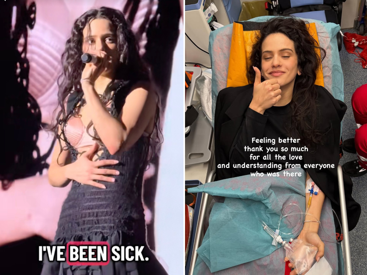 Rosalía dopo il malore a Milano: “Sto meglio, grazie per l'amore”