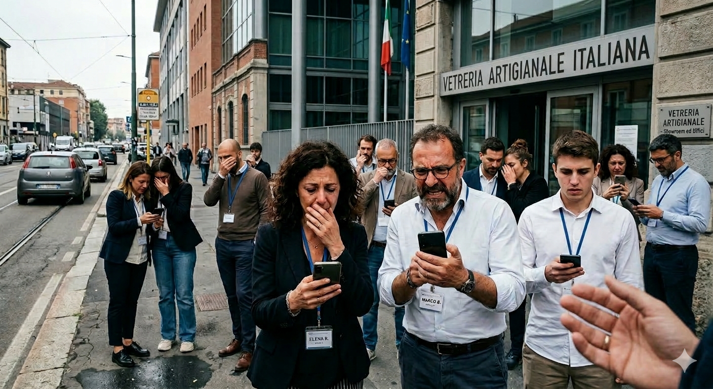 Storica vetreria bresciana licenzia i dipendenti via whatsapp