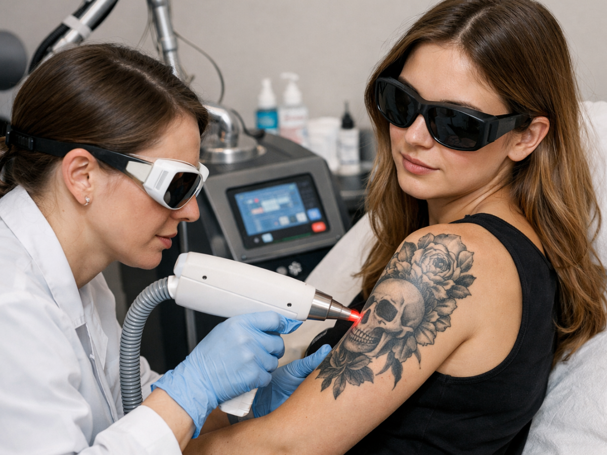 Dopo la rimozione di un tattoo le accade una cosa disgustosa: video