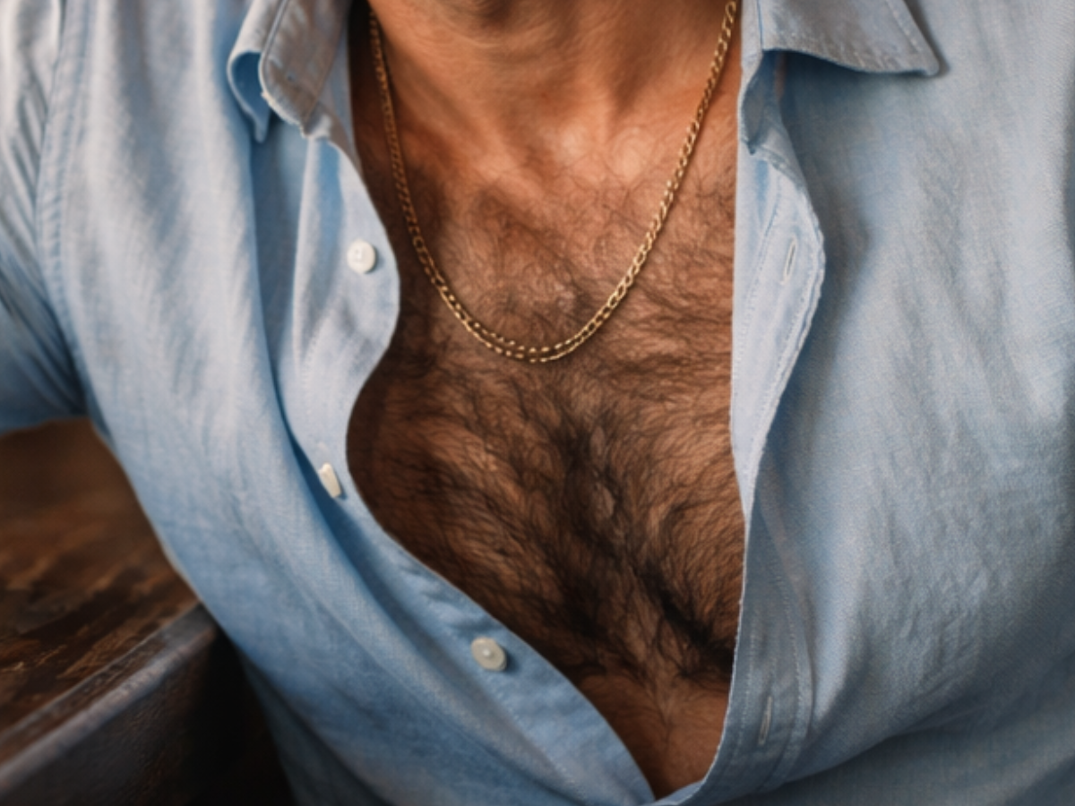 Ritorno del petto naturale: ecco perché i peli sono di nuovo sexy