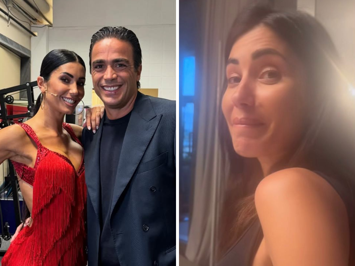 Federica Nargi si commuove con “Tre uomini e una gamba”: il video