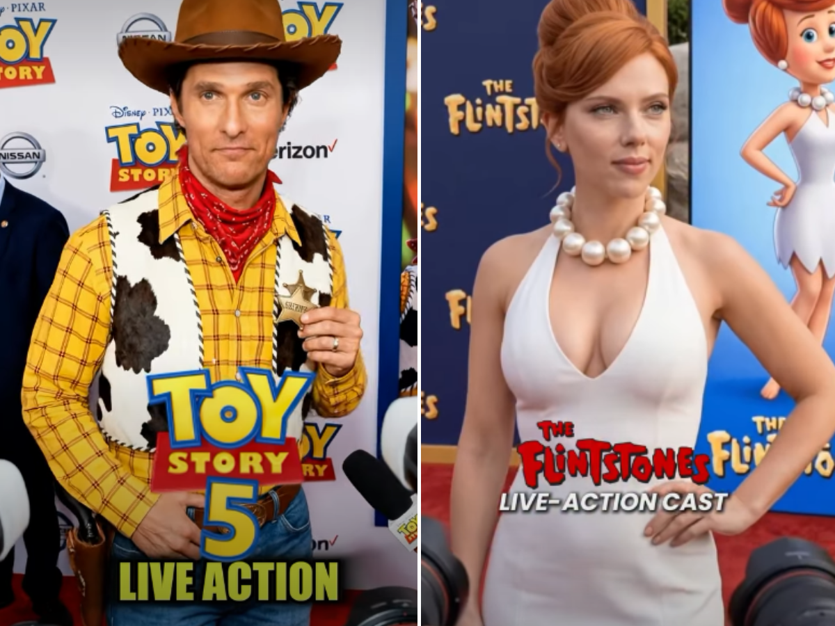 Attori di Hollywood nei film live action: l'AI crea il cast dei sogni