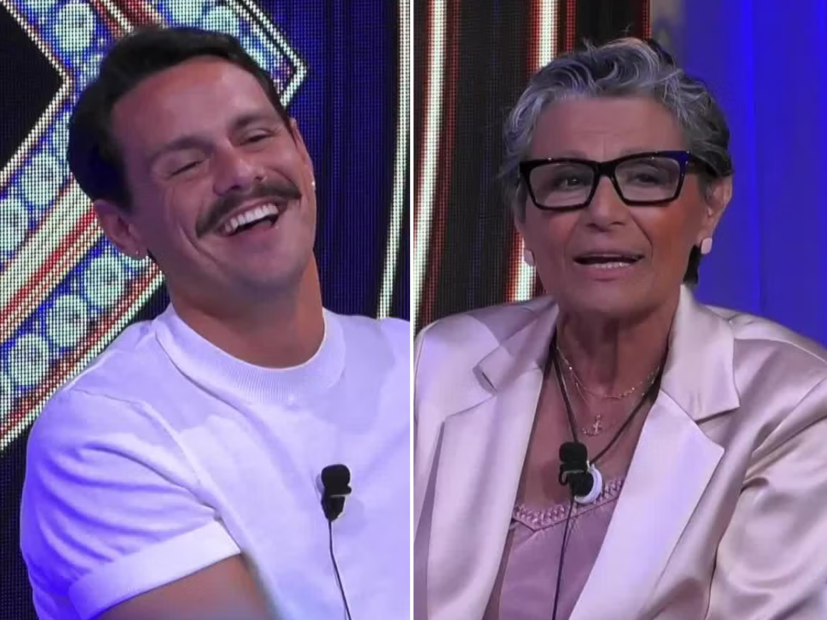 GF VIP, Renato riceve la visita della mamma e il video della figlia