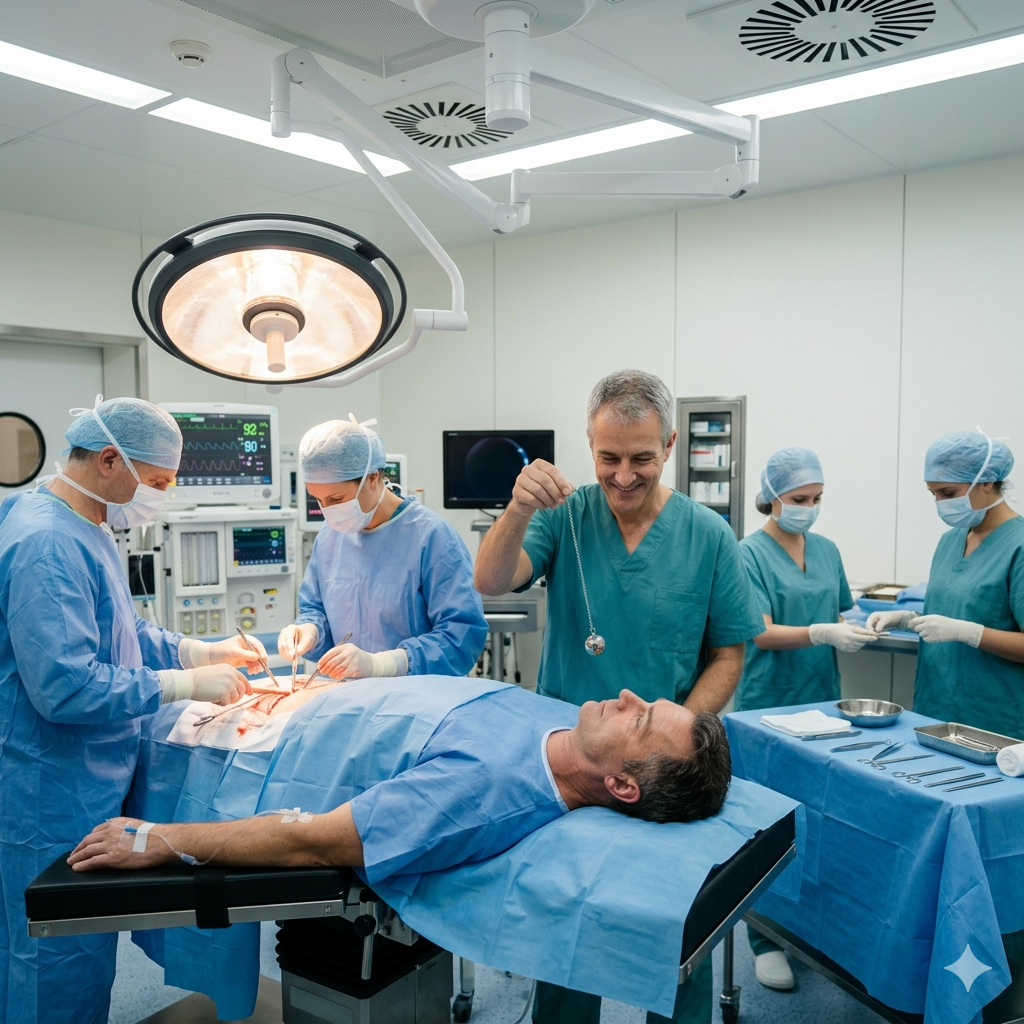 Operato sotto ipnosi al colon, intervento riuscito