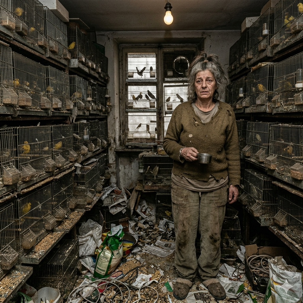 Caserta, scoperta donna che viveva con 200 uccelli in casa