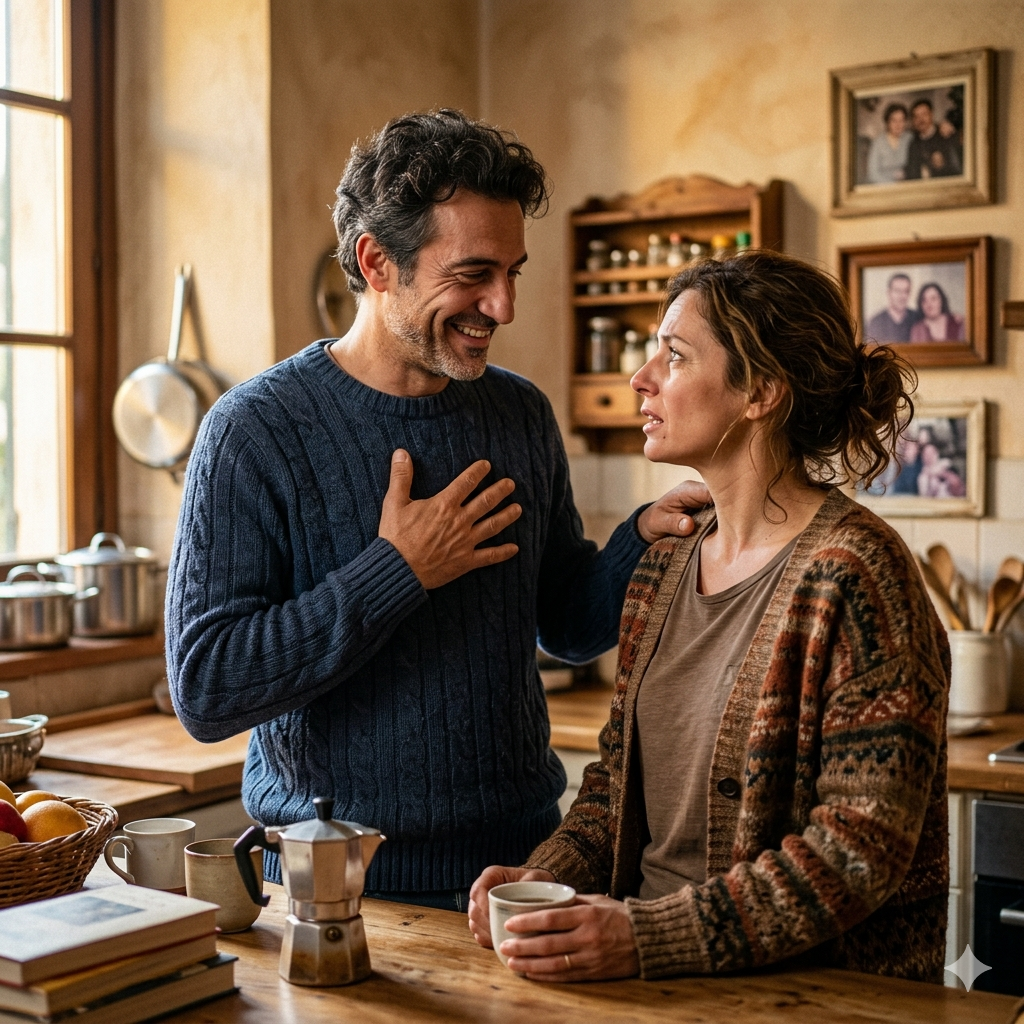 Uomini: pur di chiudere una discussione, si scusano anche se non hanno torto