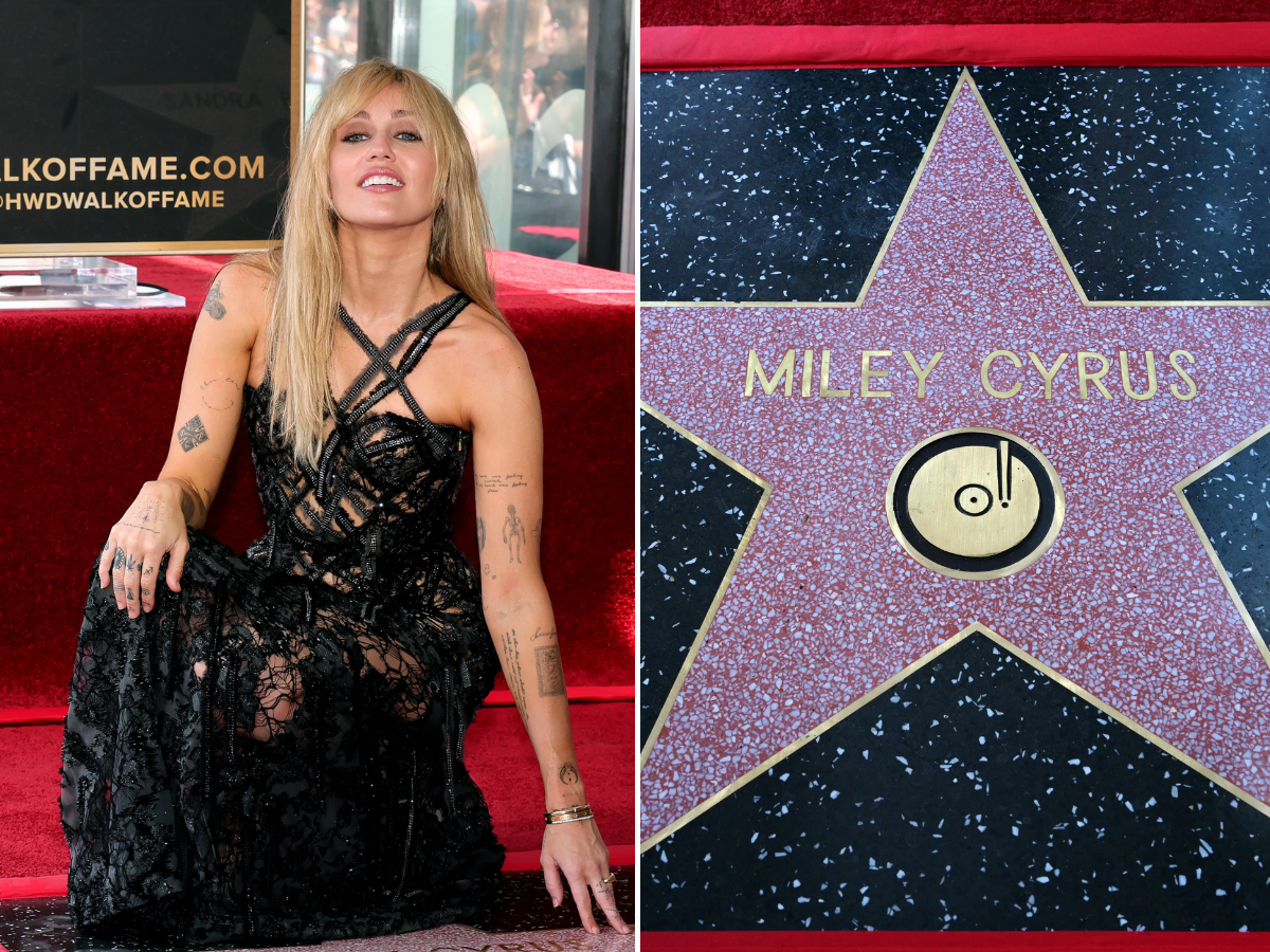 Miley Cyrus riceve una stella sulla Walk of Fame a Los Angeles