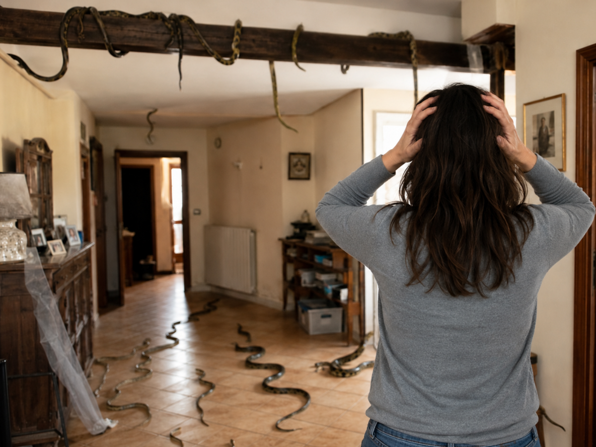 Incubo in casa: acquista la fattoria dei sogni ma è piena di serpenti
