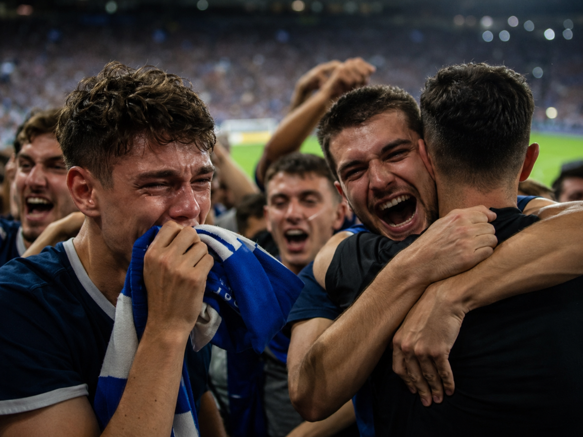 Per cosa piangono di più gli uomini, per il calcio o per amore?