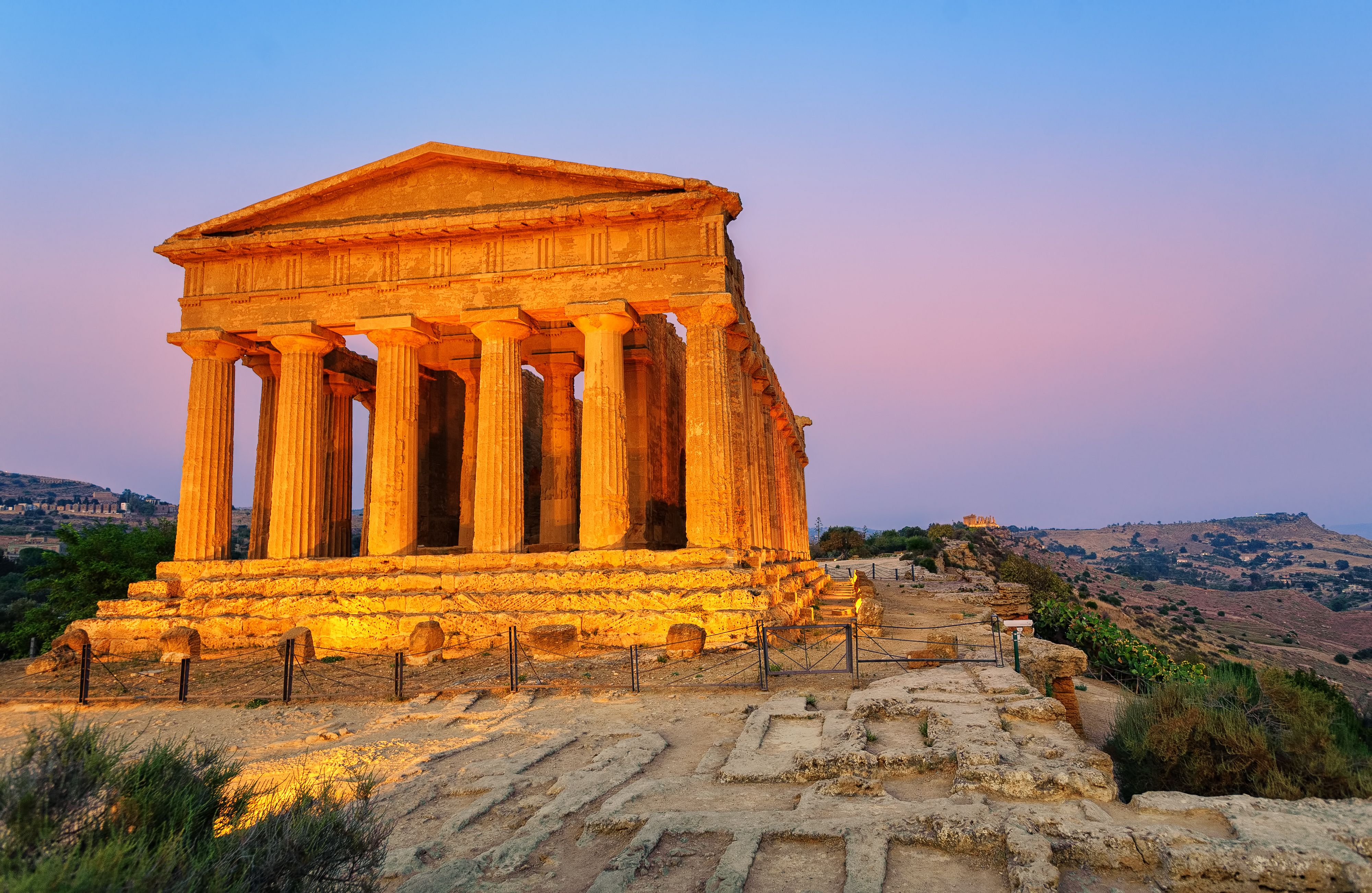Temple of Concordia Agrigento Sicily Italy