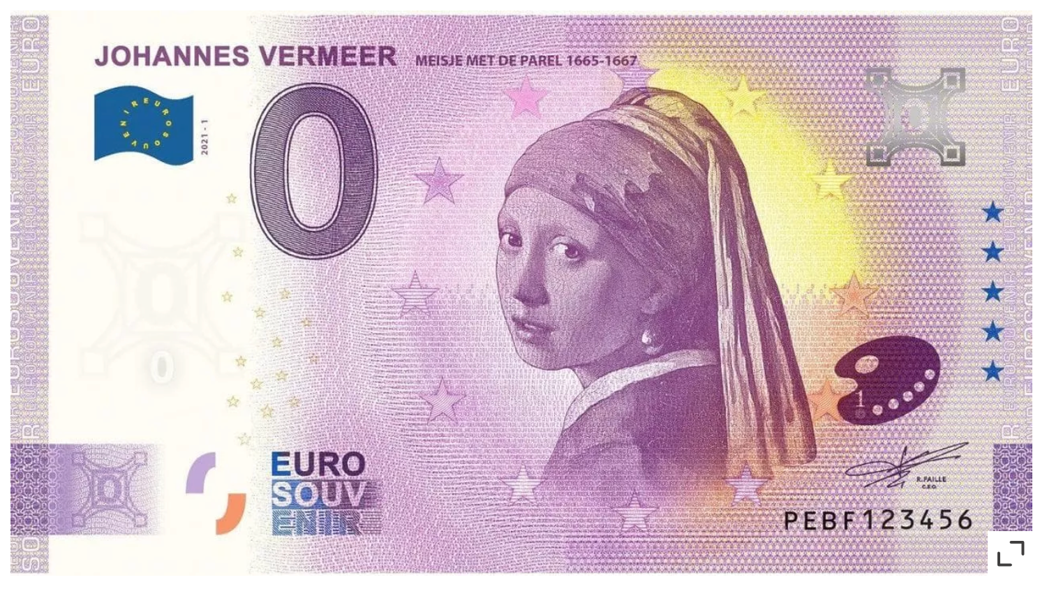Tutti a caccia della banconota da 0 euro