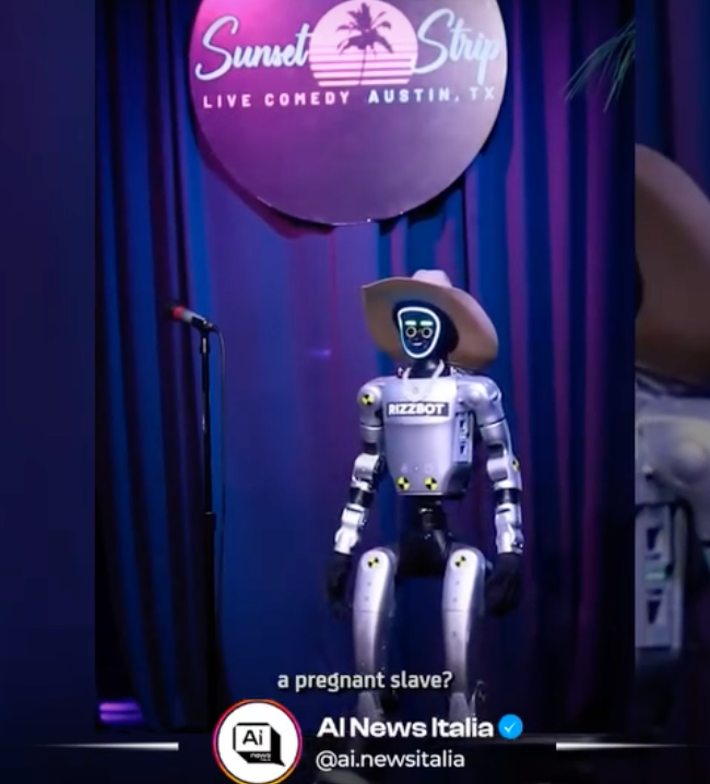Texas, robot sale sul palco per fare stand up comedy ed è un successo