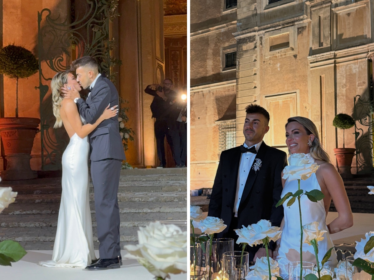 El Shaarawy e Ludovica Pagani sposi: nozze da favola a Frascati