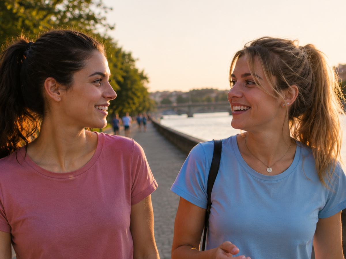 Bastano un’amica e 12 minuti di passeggiata per salvare la giornata