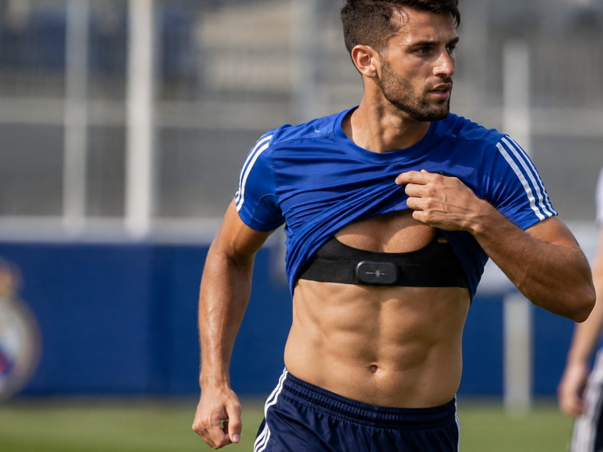 Perché i calciatori indossano il “reggiseno”? Ecco a cosa serve