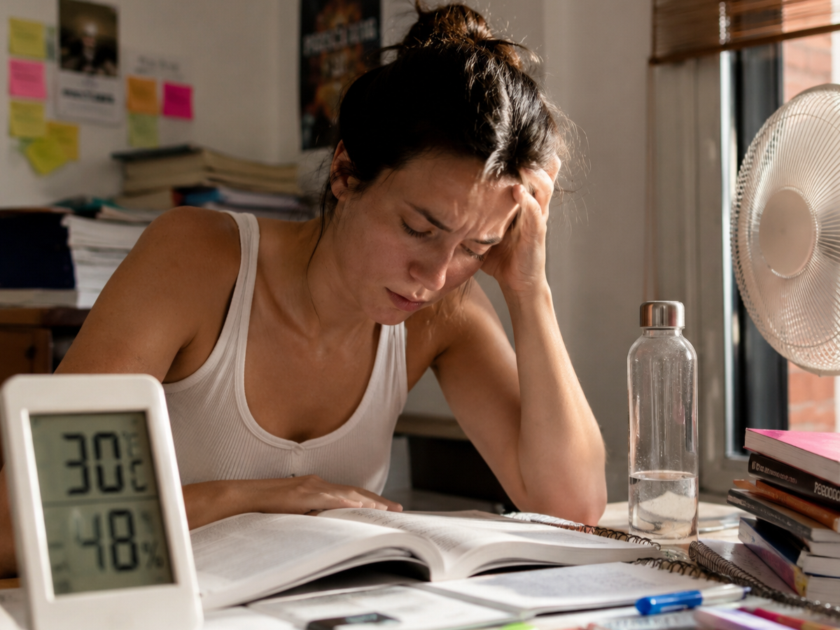 Troppo caldo per studiare? Come riattivare subito il cervello