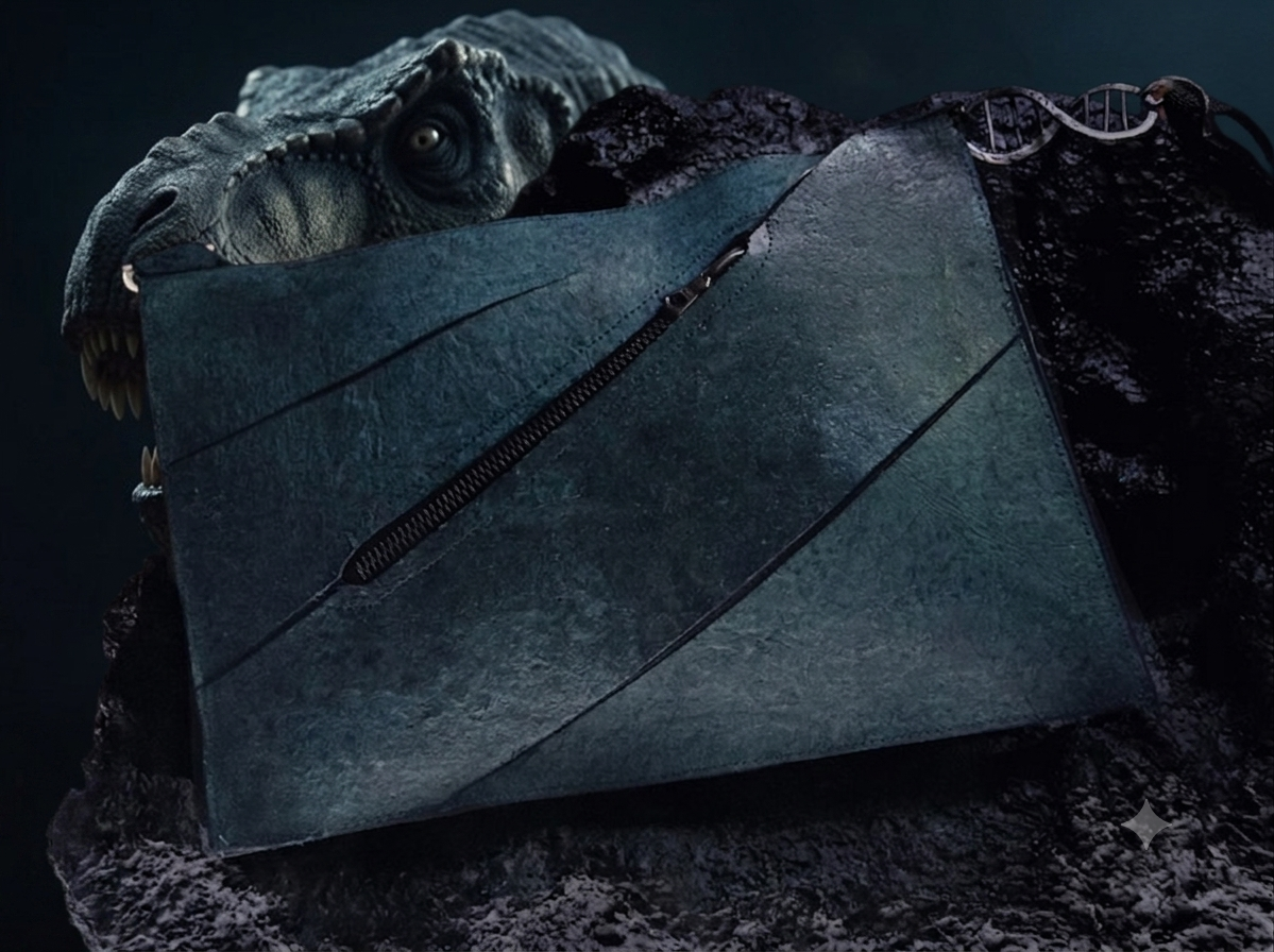 All’asta una borsa in pelle di T-Rex