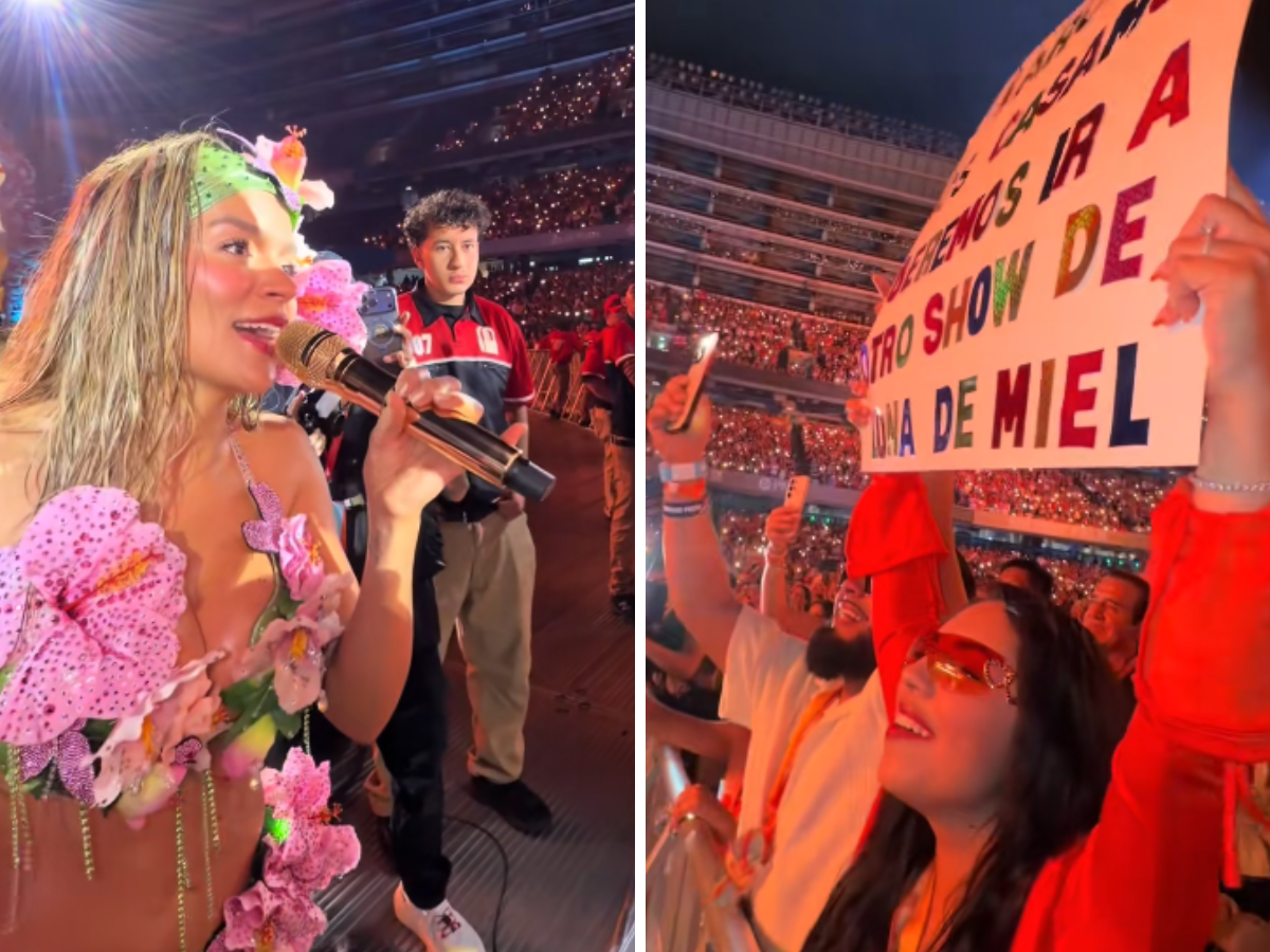 Karol G regala un viaggio a Parigi a due fan durante il suo show