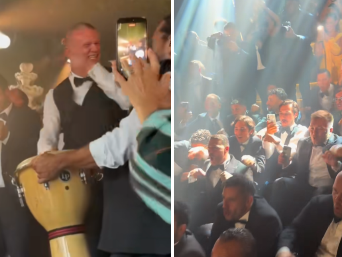 Haaland show al matrimonio di Donnarumma: spiega la Viking Row