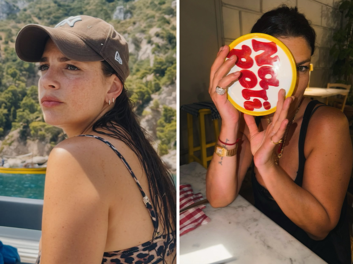 Emma, dopo il live di Napoli si concede una limonata a cosce aperte