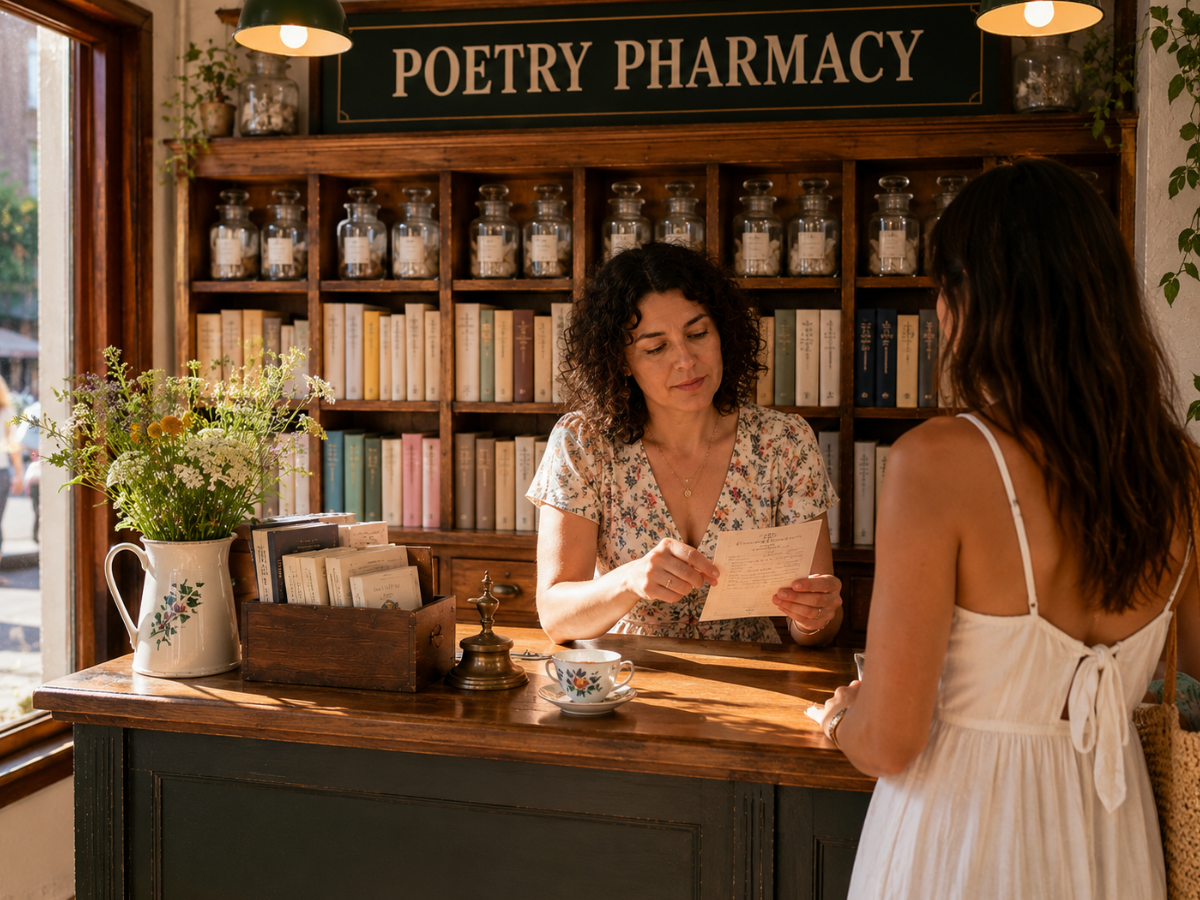 A Londra esiste la farmacia che prescrive poesie al posto dei farmaci