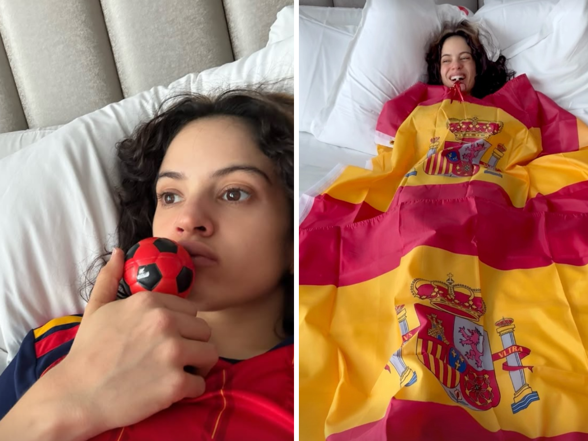 Rosalía tifosa n. 1 della Spagna: la festa per la vittoria ai Mondiali