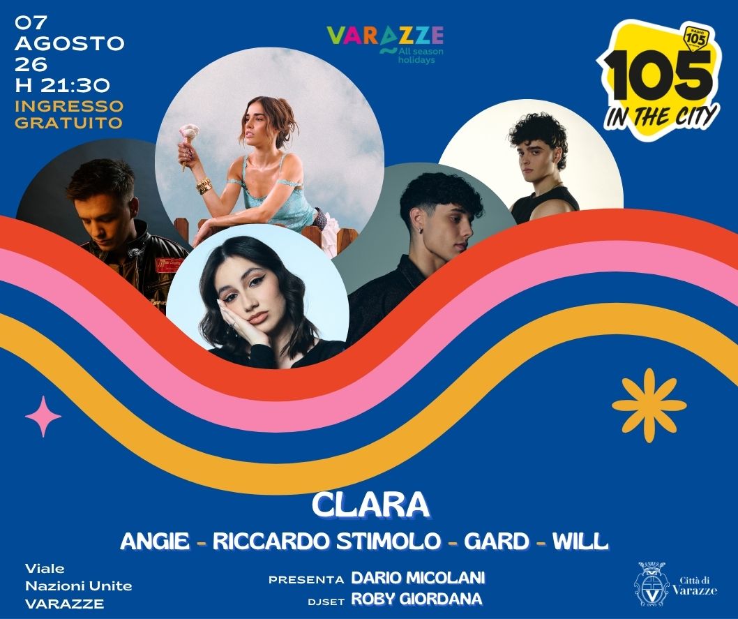 105 IN THE CITY TORNA A VARAZZE!